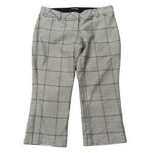 Express Women's Columnist Houndstooth Capris Pants Size 8